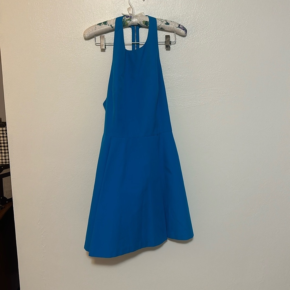 Alice + Olivia blue mini dress